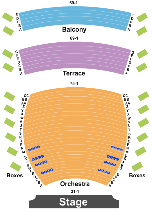 First Interstate Center for the Arts Great Gatsby Seating Chart